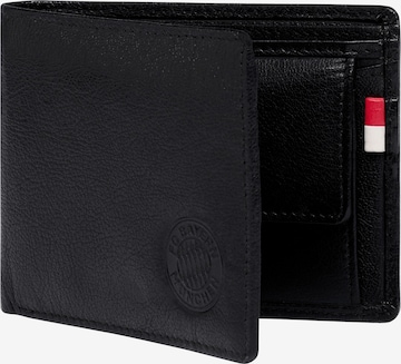 FC BAYERN MÜNCHEN Wallet in Black: front