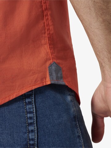BABISTA Regular fit Button Up Shirt 'Vinclo' in Orange