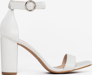 Celena Strap Sandals in Beige