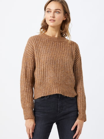 Pull-over ONLY en marron : devant