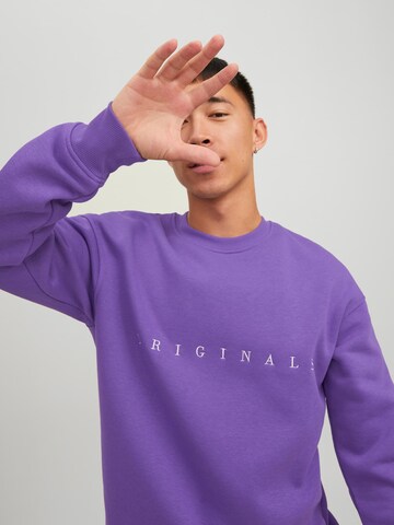 JACK & JONES Sweatshirt 'COPENHAGEN' in Purple