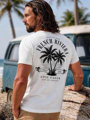 Neverless Shirt 'French Riviera' in White