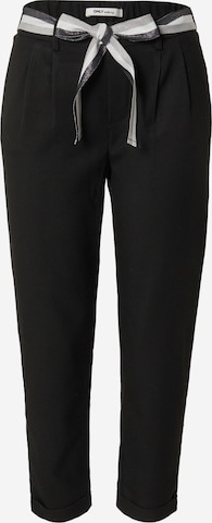 ONLY Regular Pleat-Front Pants 'RITA' in Black: front