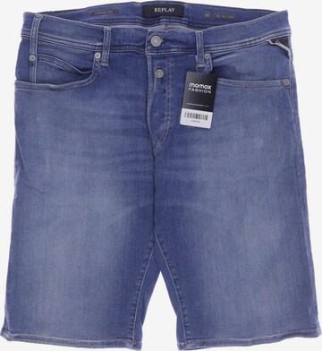 REPLAY Shorts in 34 in Blue: front