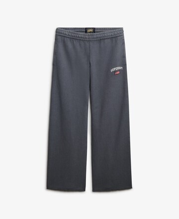 Superdry & Co Loosefit Broek 'Essentials' in Grijs