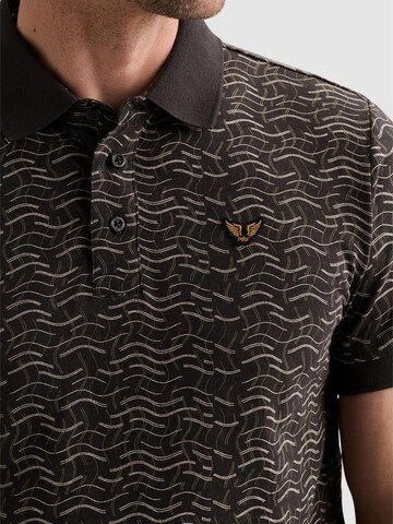 PME Legend Shirt 'Polo shirt in 100% cotton with allover print' in Grey