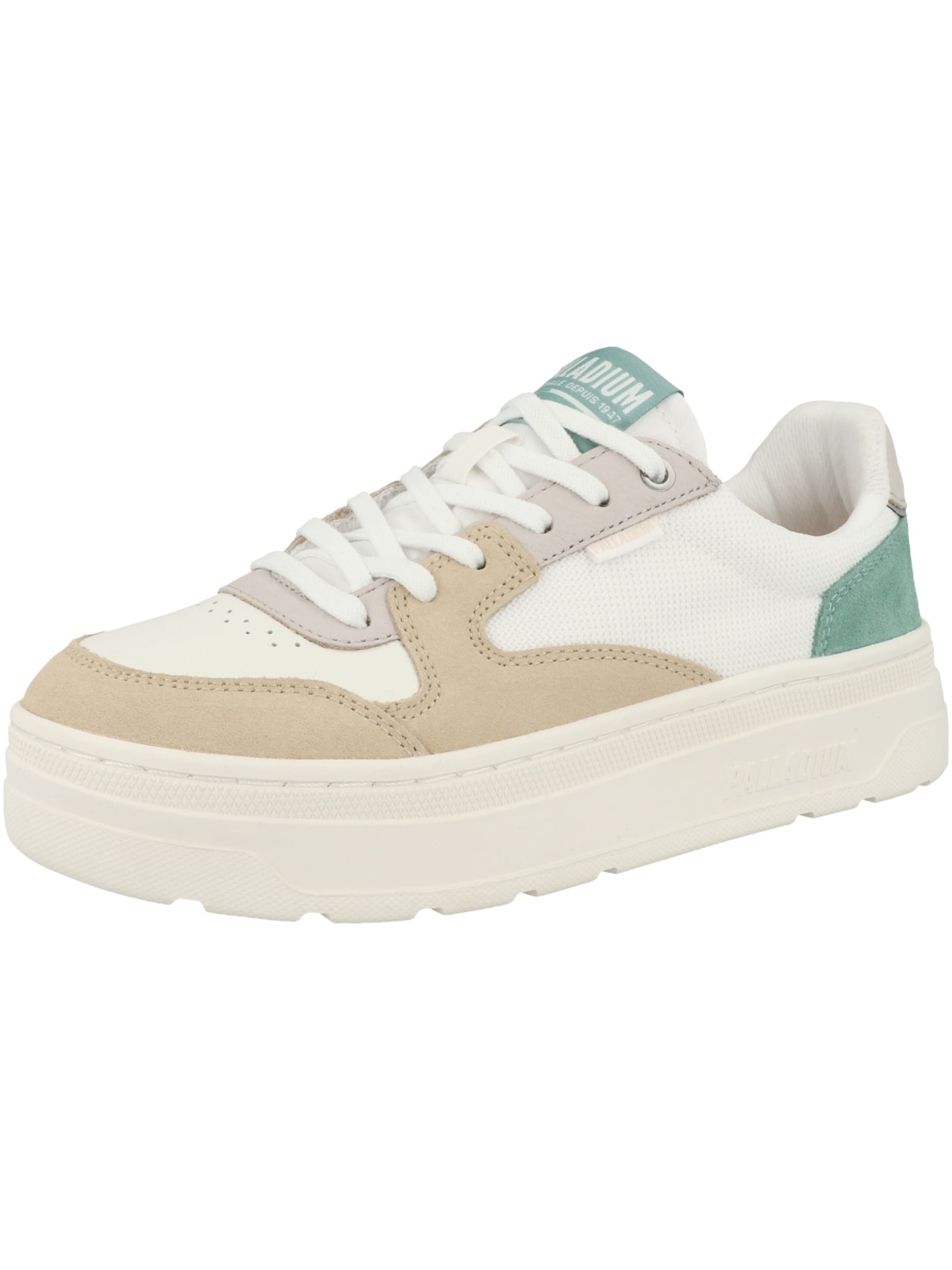 Sneaker bassa 'Pallasphalt Lo' di Palladium in beige: frontale