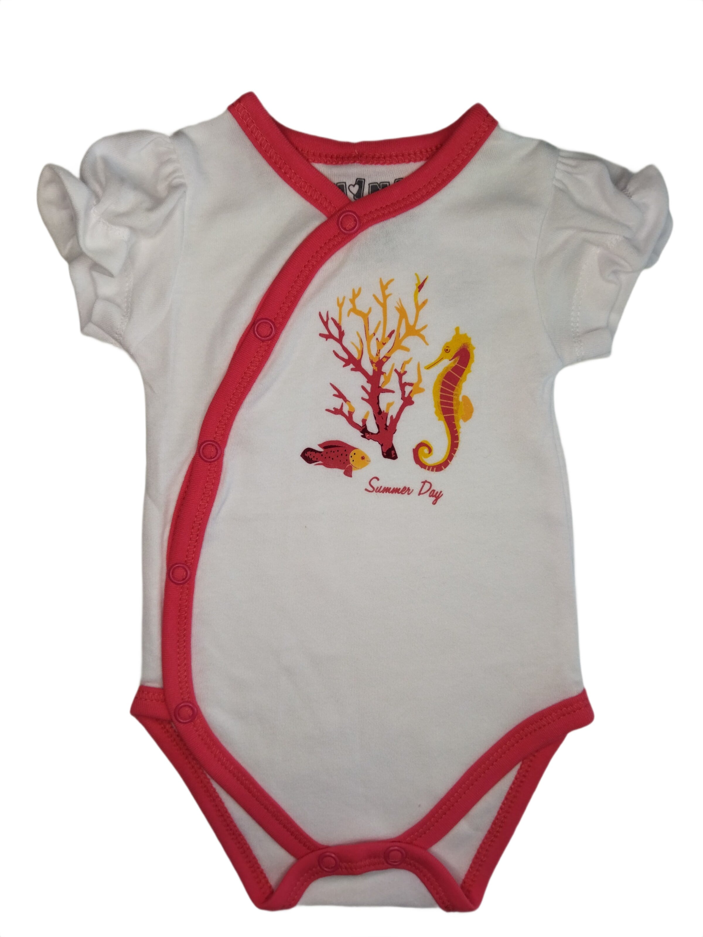 NINI Rompertje/body in Wit: voorkant