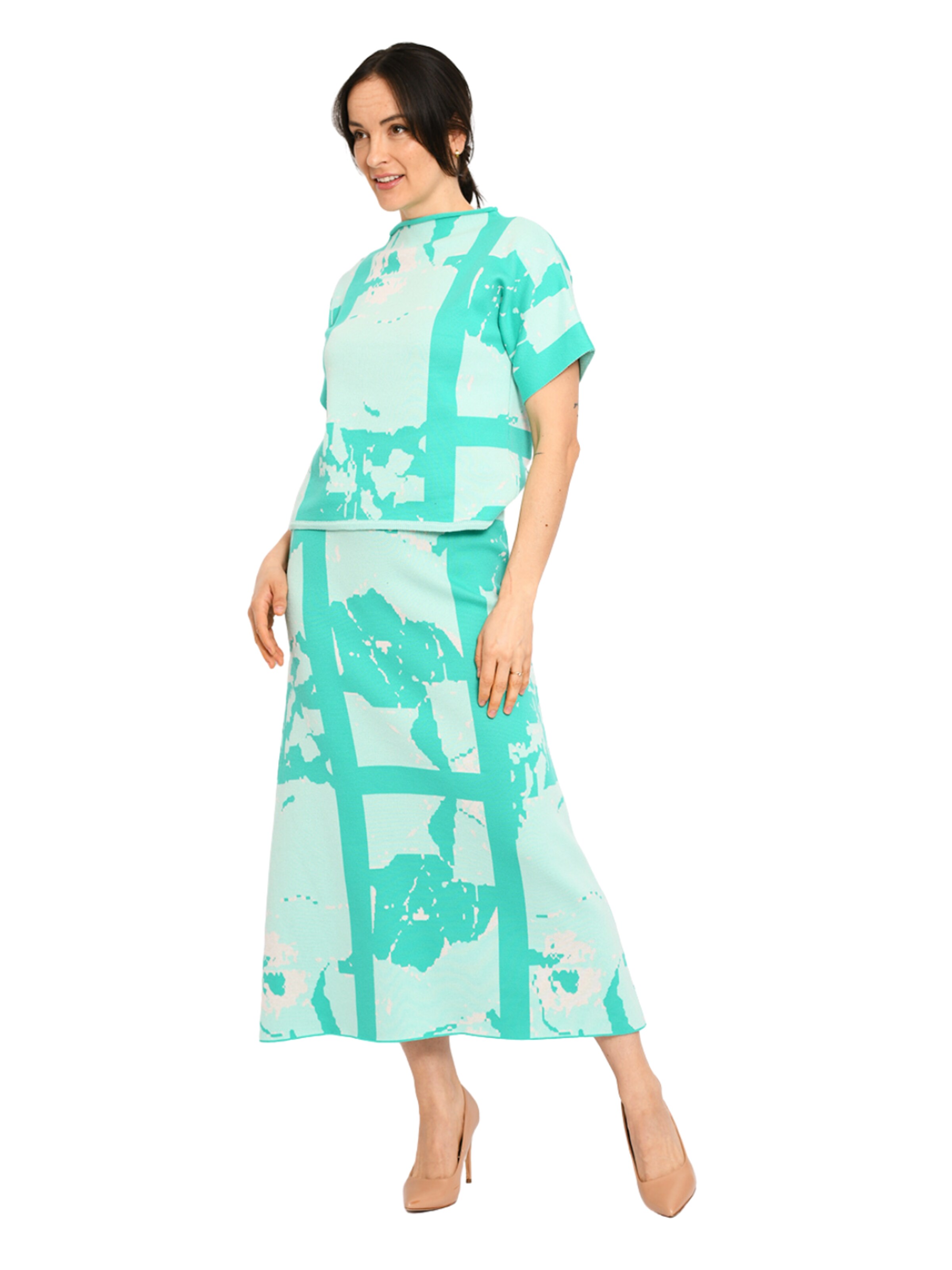 Csillag Zsuzsi - Falda 'Rome' en azul