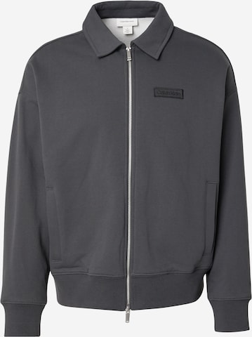 Calvin Klein JeansGornji dio trenirke - siva boja: prednji dio