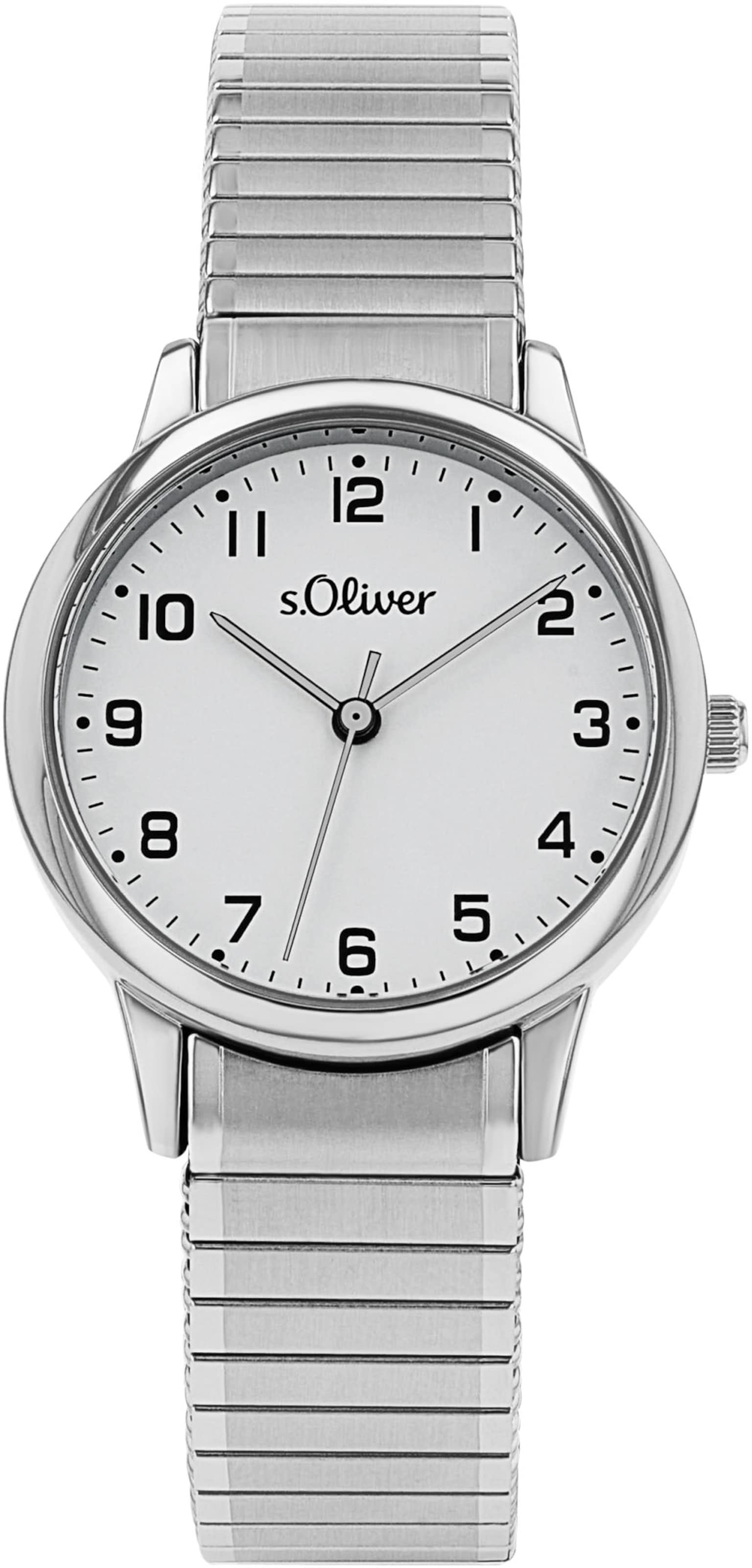 s.Oliver Uhr in Silber: Vorderseite