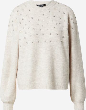 NEW LOOK Sweater in Beige: front
