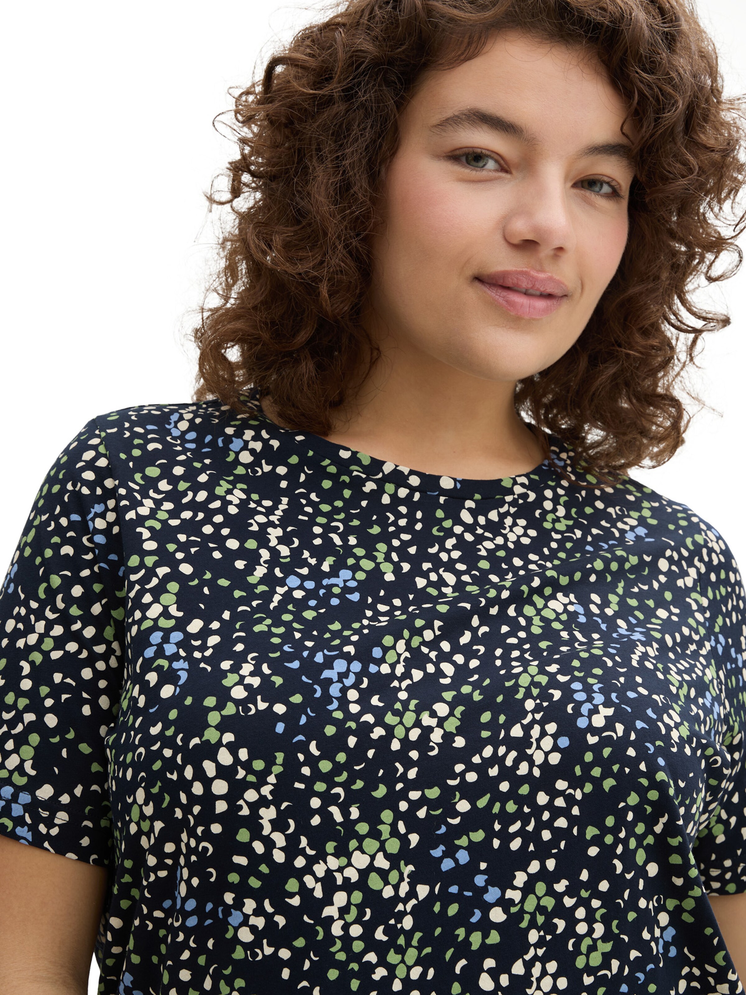 Tom Tailor Women + Shirt in Blue