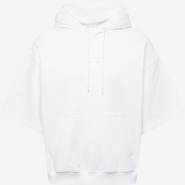 Calvin Klein Jeans Sweatshirt in Wit: voorkant