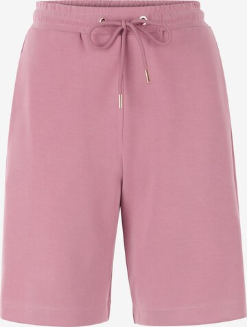 Rich & Royal - Loosefit Pantalón en rosa: frente
