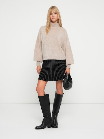 YAS Sweater 'YASLISTRA' in Beige