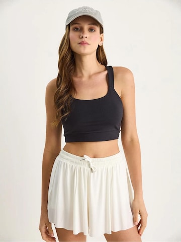 Haut Bianco Lucci en gris : devant