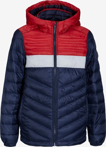 Veste mi-saison 'Hero' Jack & Jones Junior en bleu : devant