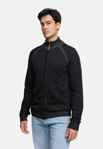 INDICODE JEANS Knit cardigan 'INMassum' in Black