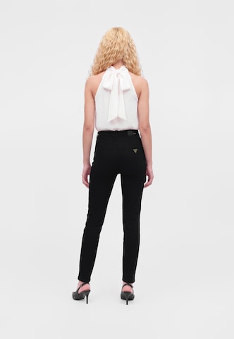 GUESS Skinny Jeansy w kolorze czarny