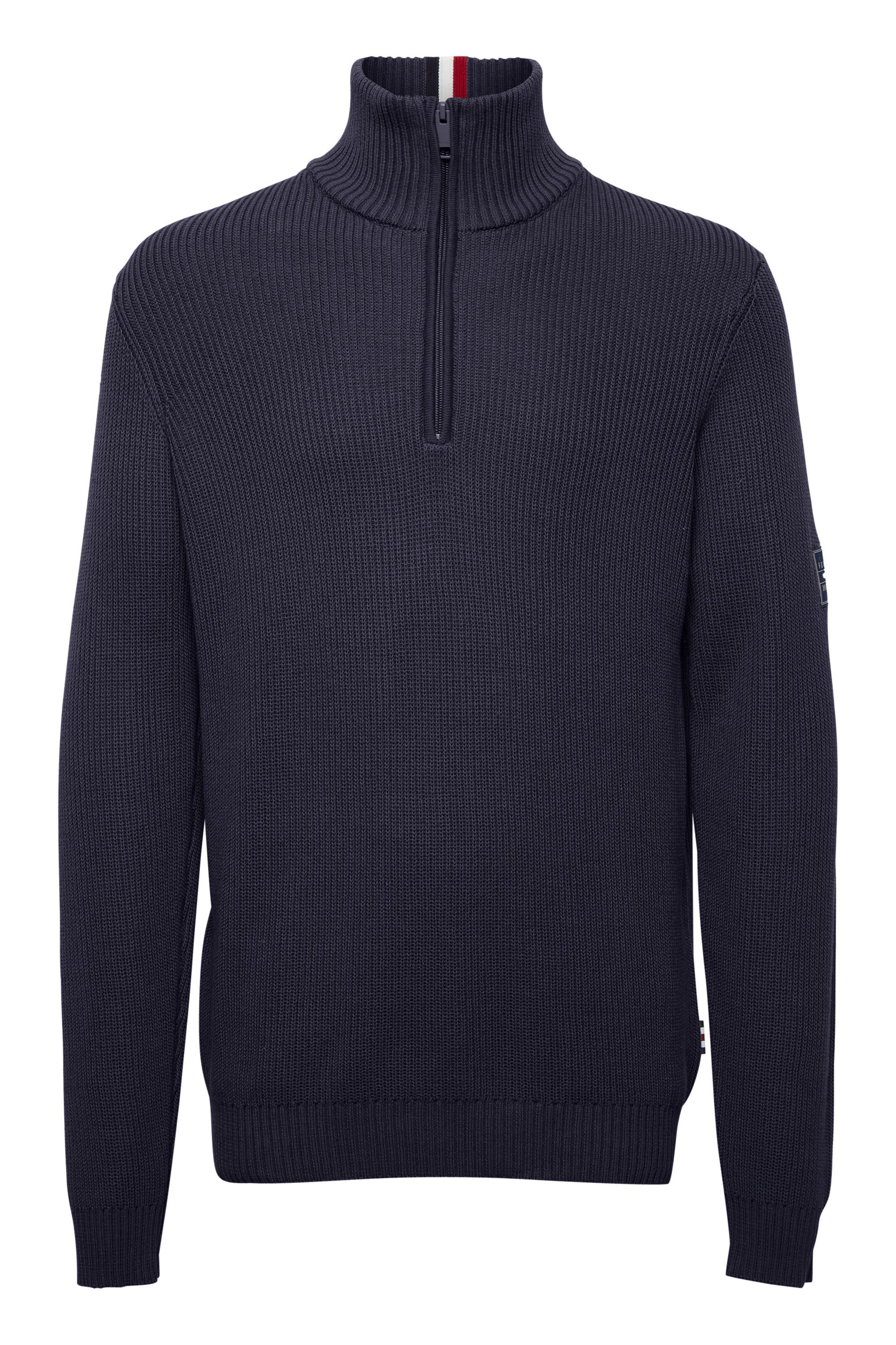 FQ1924 Pullover 'Kyle' in Blau: Vorderseite
