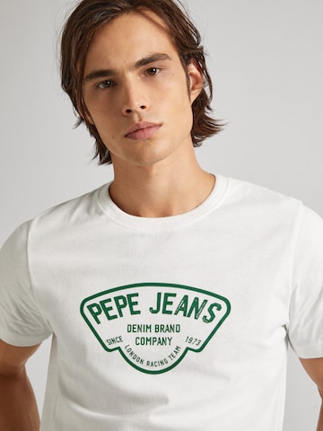 Pepe Jeans T-Shirt 'Cherry' in Weiß