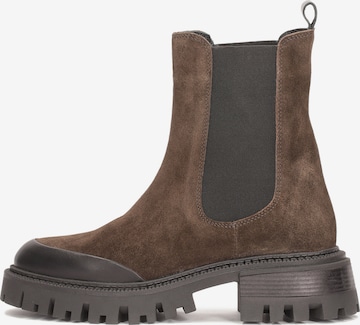 Chelsea Boots Kazar en marron : devant