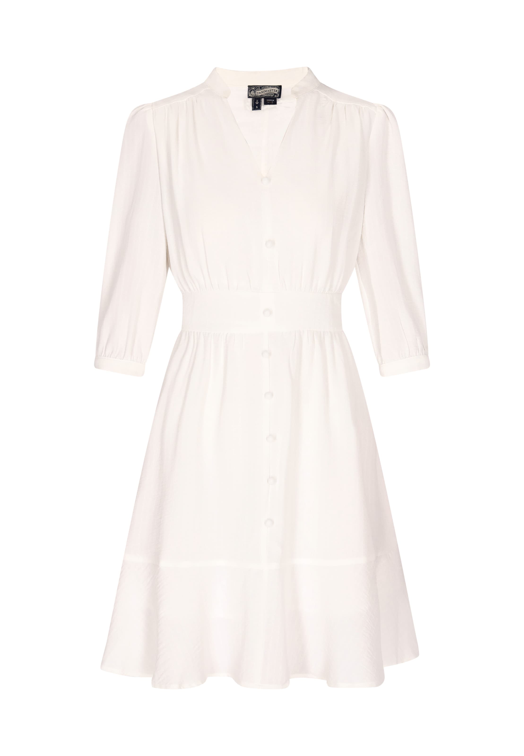 DreiMaster Vintage - Vestido de gala en blanco: frente