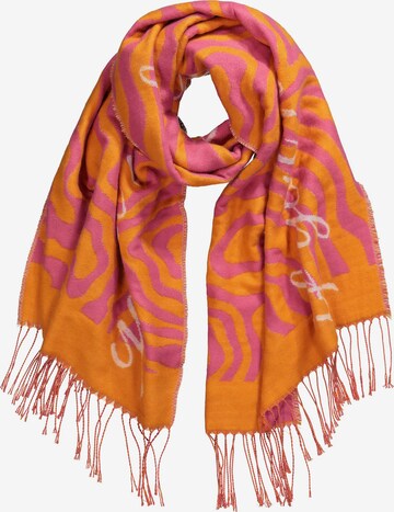 LAURASØN Scarf in Orange: front