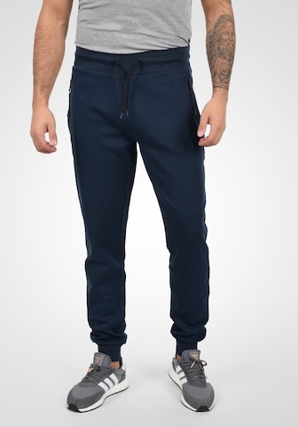 !Solid Regular Pants in Blue: front