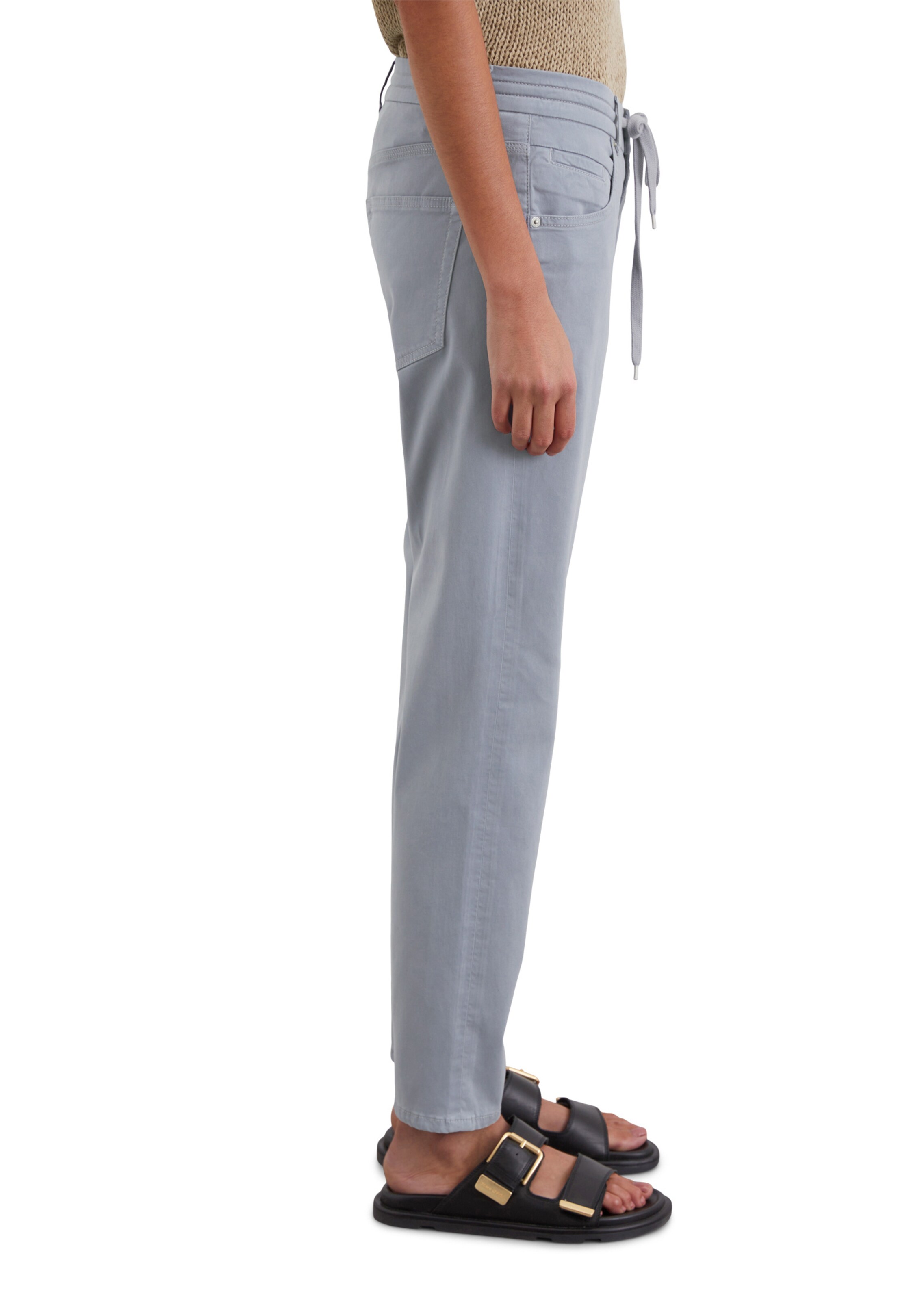 Marc O'Polo Loosefit Hose 'Theda' in Blau