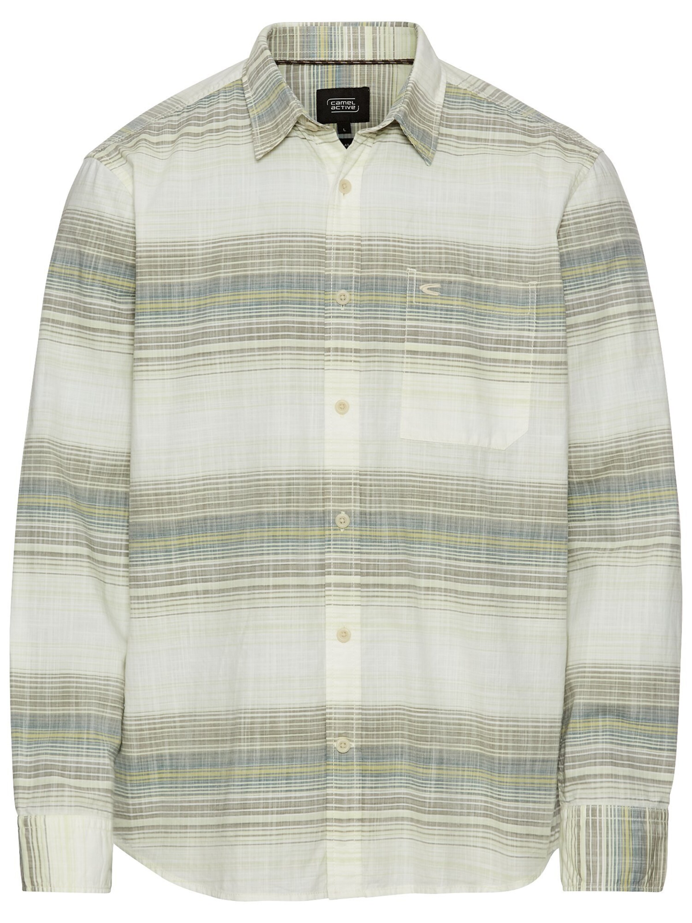 CAMEL ACTIVE Button Up Shirt in Green: front