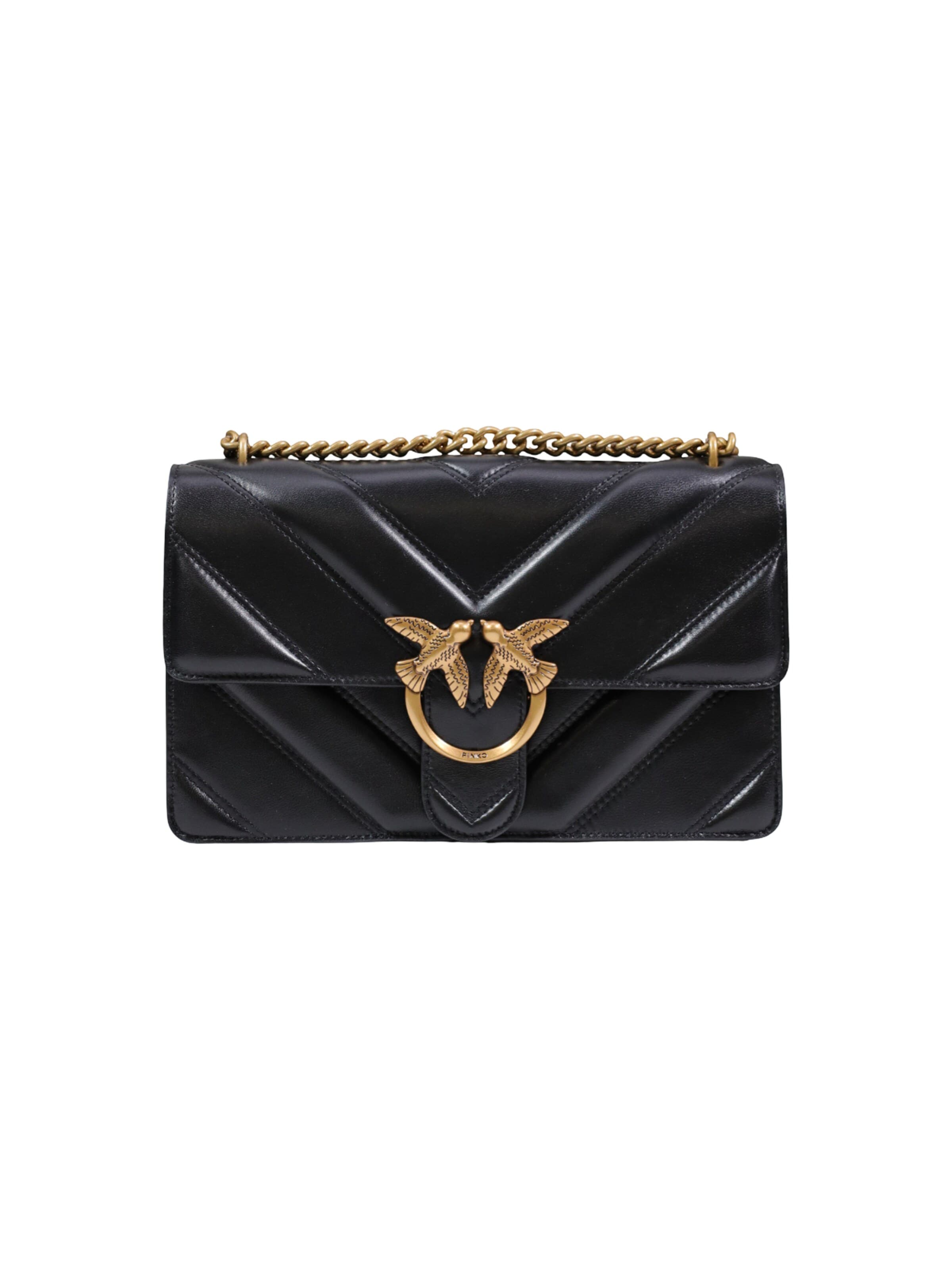 PINKO Schoudertas 'LOVE ONE CLASSIC LIGHT DC 104549 A26Z' in Zwart