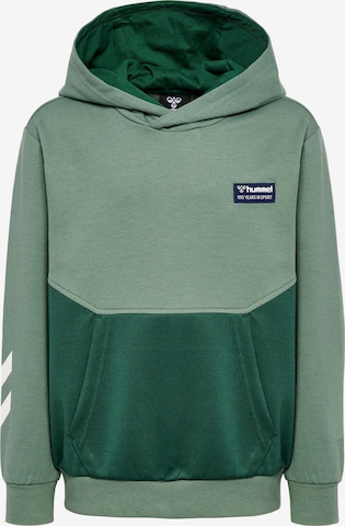 Hummel Sportief sweatshirt 'EDDY' in Groen: voorkant