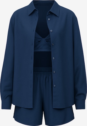 C&City Broekpak in Blauw: voorkant