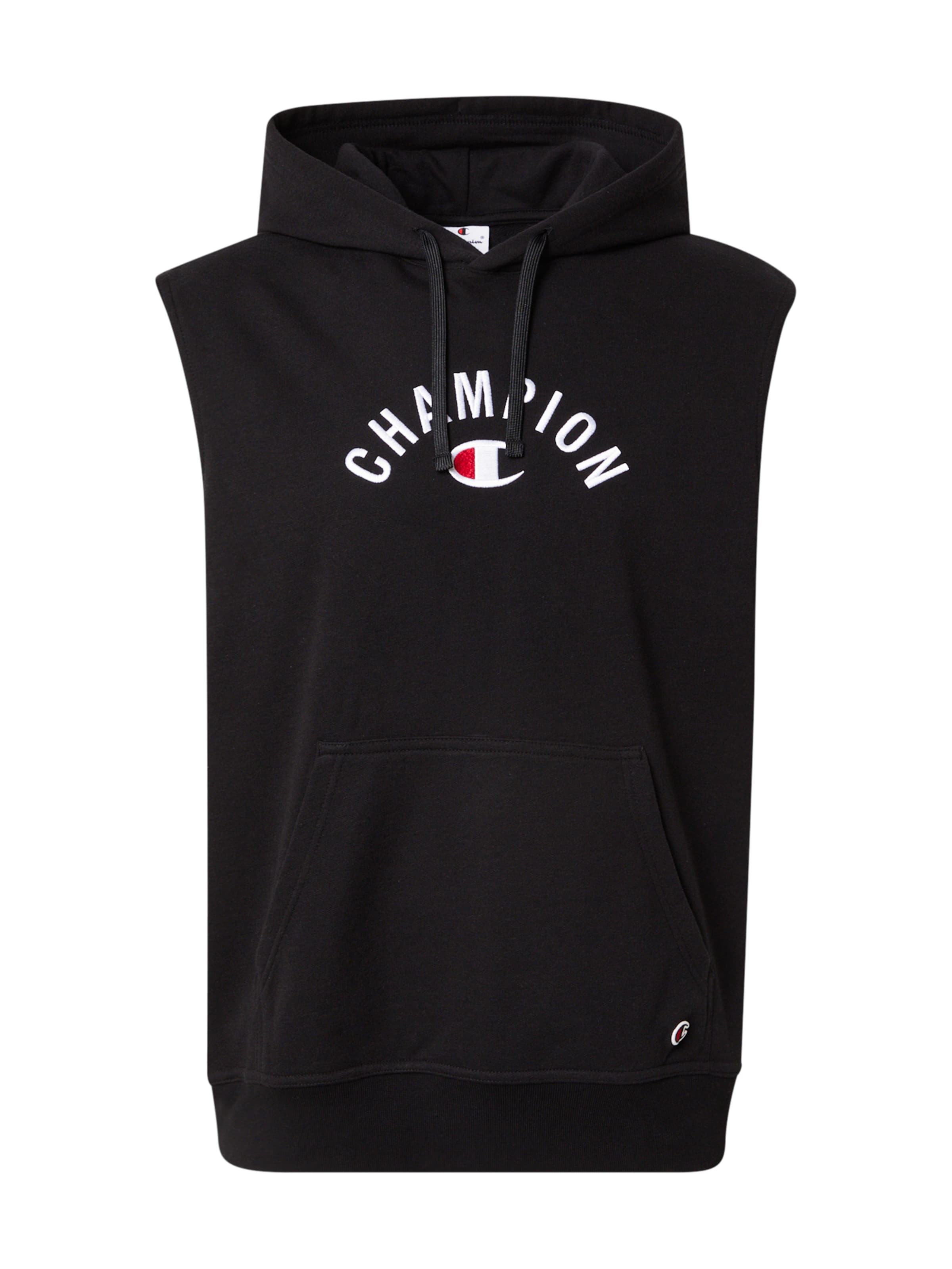 Champion Authentic Athletic Apparel Μπλούζα φούτερ σε μαύρο: μπροστά