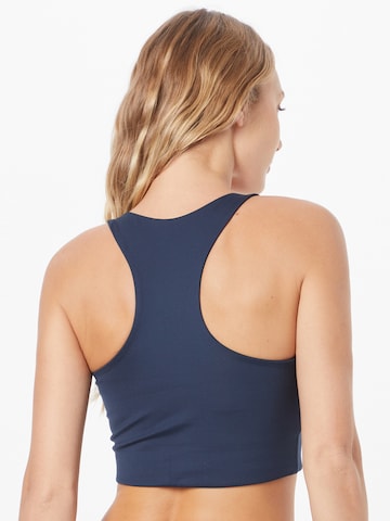 Girlfriend Collective Bustier Sports-BH 'PALOMA' i blå