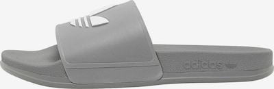 39 dydžio Šlepetės 'Adilette' iš ADIDAS ORIGINALS, spalva – pilka / balta, Prekių apžvalga