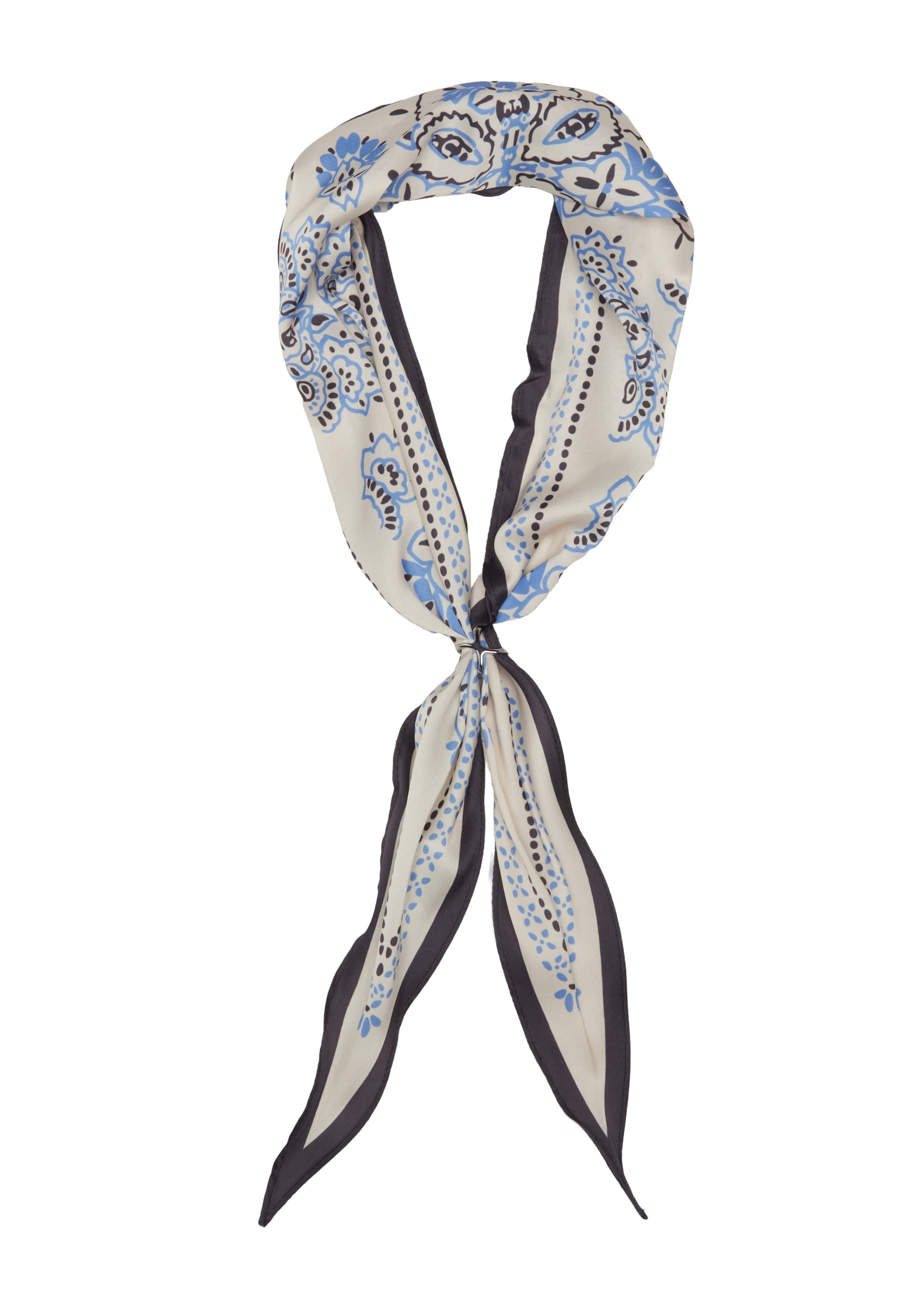 COMMA Shawl in Beige: front