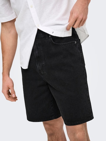 Regular Jean 'ONSFade' Only & Sons en noir
