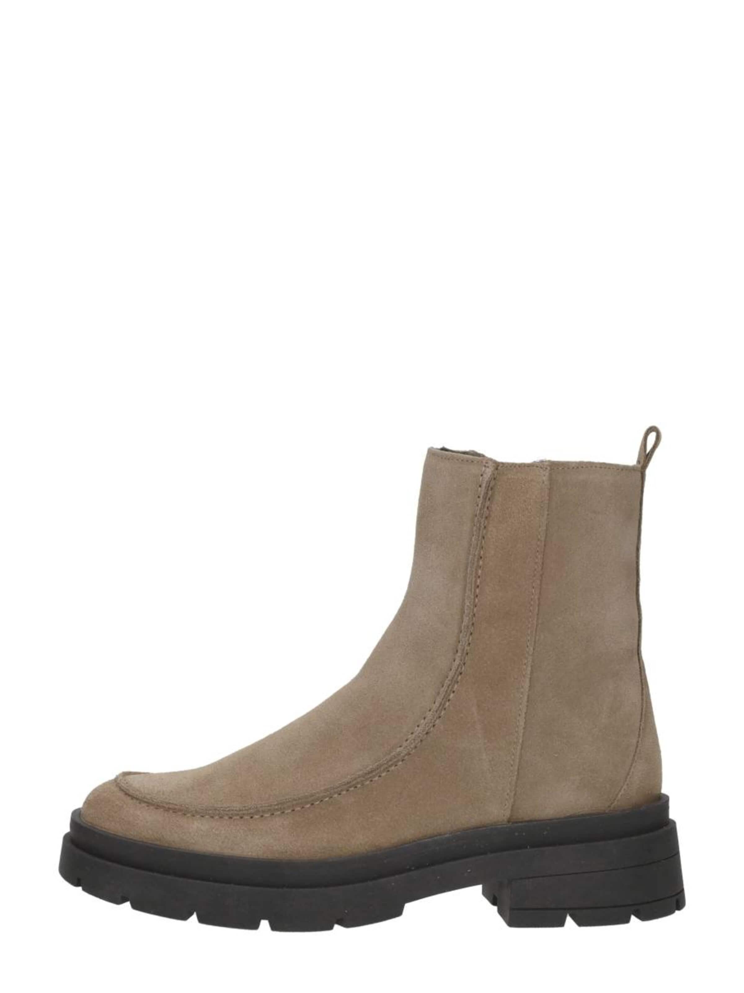 Palpa Chelsea boots 'Enkellaarsjes Plat' in Grijs: voorkant