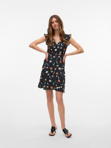 VERO MODA Καλοκαιρινό φόρεμα 'FLORA OLGA' σε μαύρο