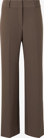 Samsøe SamsøeWide Leg/ Široke nogavice Hlače na crtu 'Salaney' - smeđa boja: prednji dio