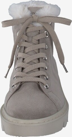 Paul Green Lace-Up Ankle Boots in Grey