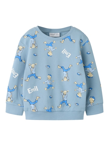 NAME IT - Sudadera en azul: frente