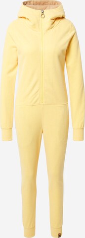 Fli Papigu - Jumpsuit 'That Pretty Barmaid' en amarillo: frente