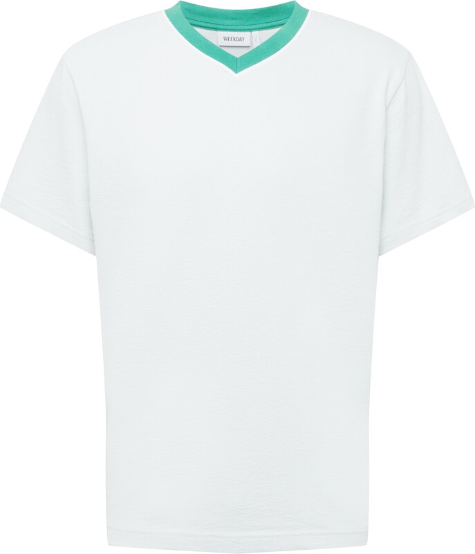 WEEKDAY T-Shirt 'Andy' in Pastellblau CB6714 WEEKDAY T-Shirt 'Andy' in Pastellblau CB6714