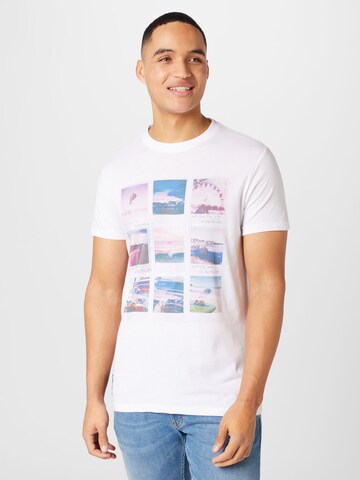 Kronstadt T-Shirt 'Timmi' in Weiß: predná strana