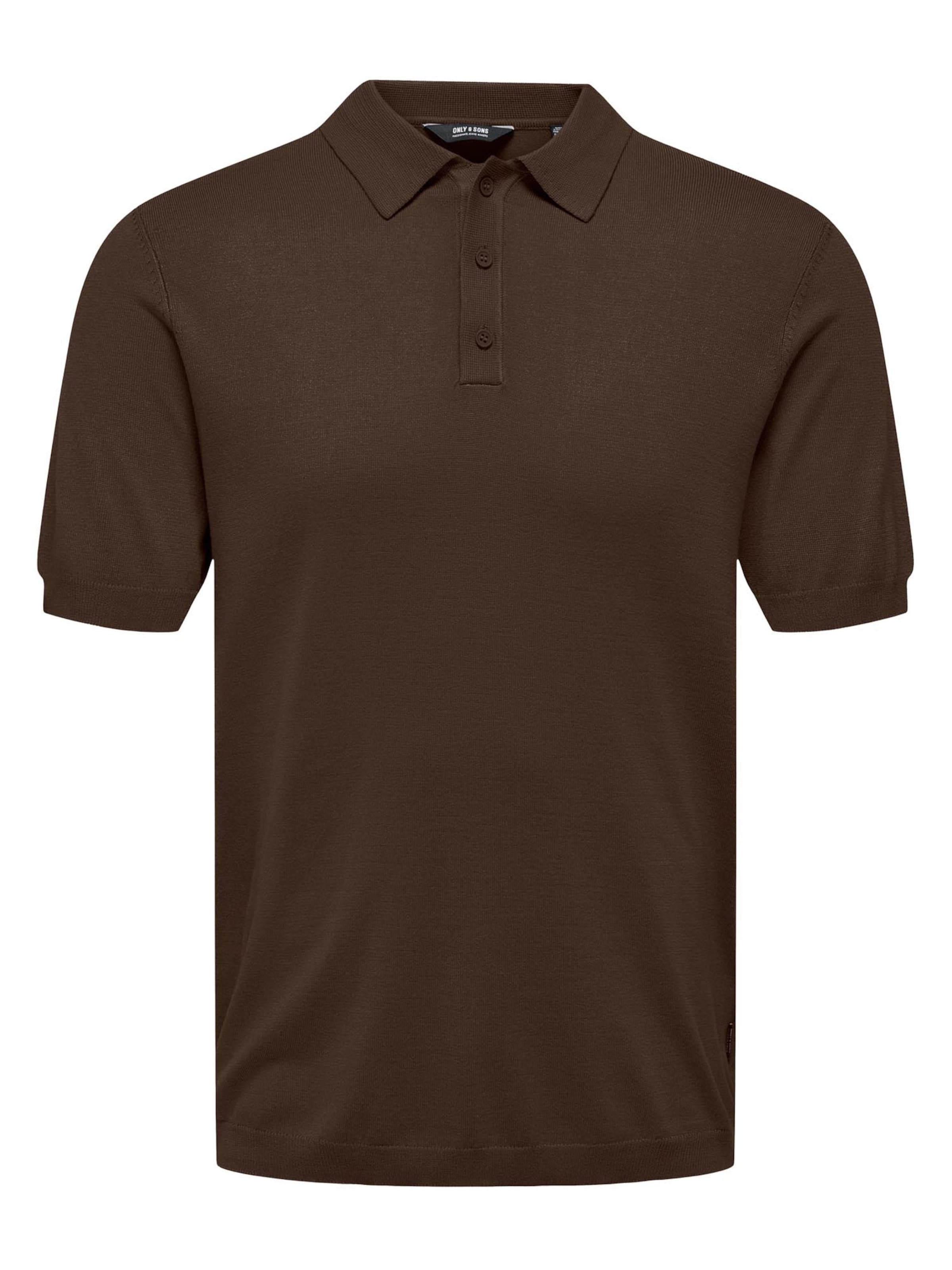 Only & Sons Sweater 'ONSWyler' in Brown: front