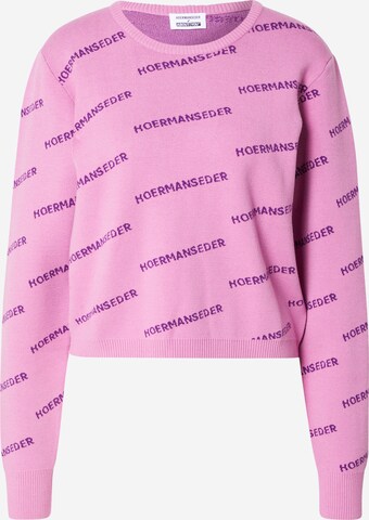 Hoermanseder x About You Pullover 'Celina' in Pink: predná strana